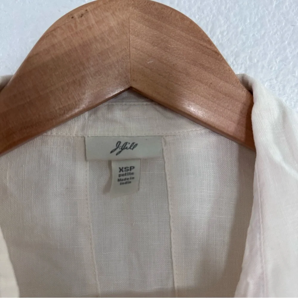 Joie 100% linen Button Up Blouse Top Size XS - Picture 4 of 5